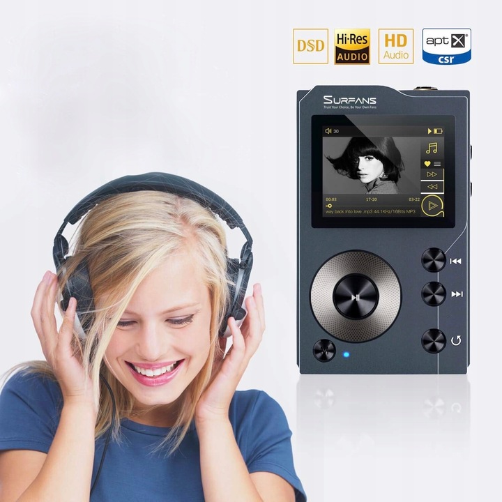 ODTWARZACZ MP3 MP4 32GB BLUETOOTH JAKOŚĆ HIFI PRO