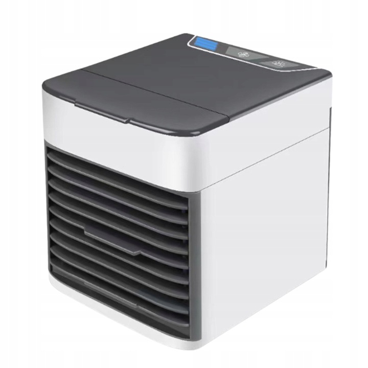 PRZENOŚNY MAŁY KLIMATYZER USB NA WODĘ i LÓD 3W1 KLIMATOR DO DOMU WENTYLATOR