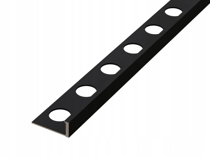 PROFIL ALUMINIOWY LICOWY CZARNY MAT 12 mm x 270 cm