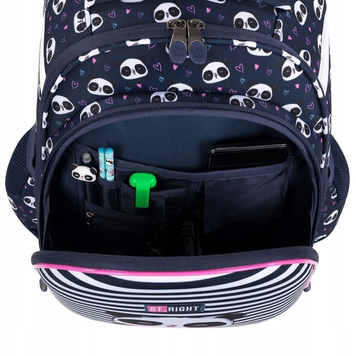 TORNISTER plecak pierwszoklasisty 1 2 klasy PANDA