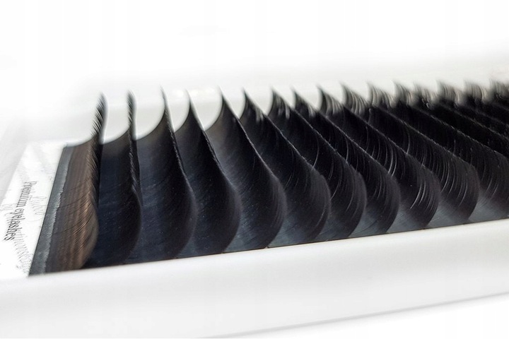 Rzęsy do przedłużania czarne PLATINUM 0.10 C 9mm