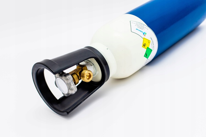 NOWA LEKKA Butla Gazowa Butle TLEN TLENOWA 8L 150 BAR O2 PEŁNA