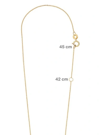 Złoty naszyjnik 333 CELEBRYTKA AŻUROWA KONICZYNKA