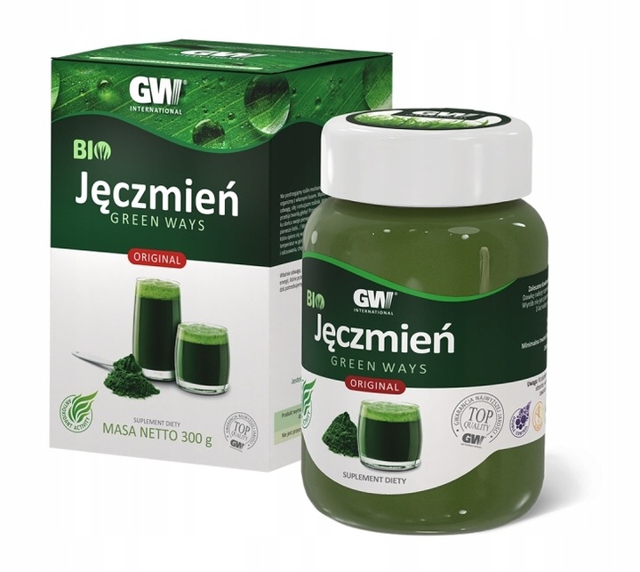 BIO Chlorella 330g (1320 tabletek) + BIO Jęczmień 300g + shaker, ZIELONKI