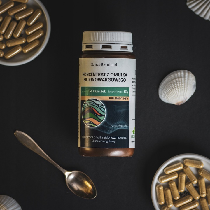 Omułek zielonowargowy 150 kaps. - koncentrat 500 mg - Nomak