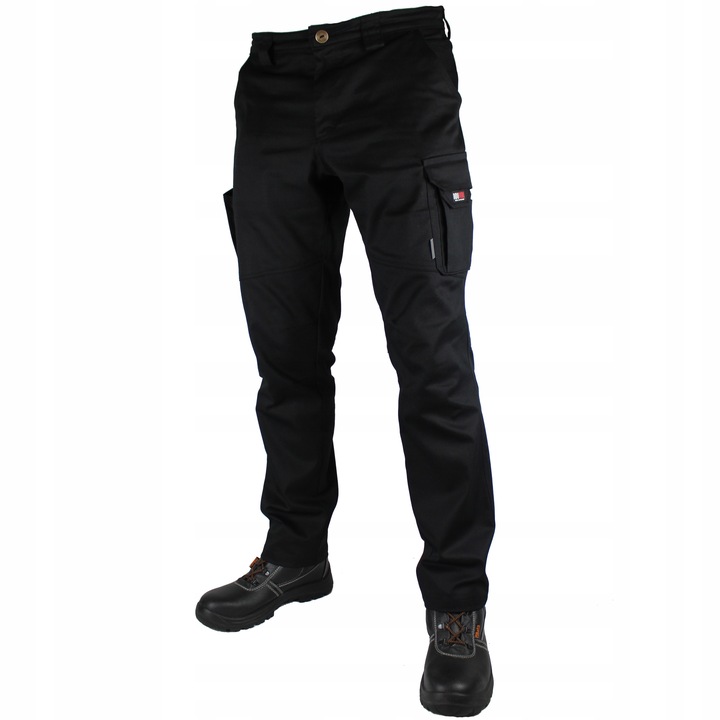 SPODNIE ROBOCZE BHP DuduWork Czarne Elastyczne 60