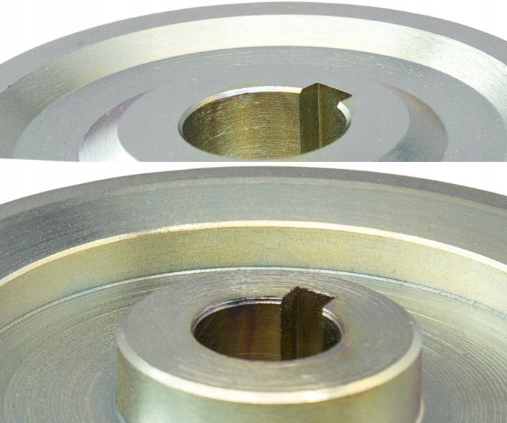 Koła koło pasowe szajba 2 paski 2x 13mm HA | fi 130 otwór 28 mm | + wpust