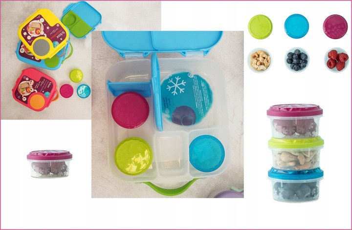 B.BOX Lunchbox Śniadaniówka bbox 2000ml 11 kolorów z pojemnikiem