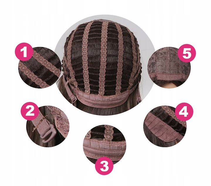 Peruka Blond Ombre Długa Naturalny