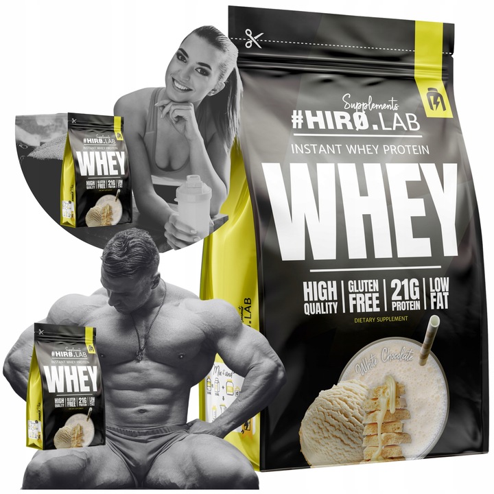 Białko koncentrat serwatkowe WPC 750 g Instant Whey Biała Czekolada hiro