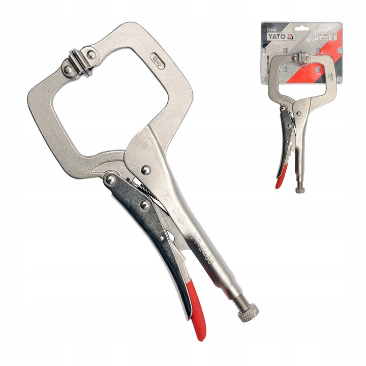 Szczypce zaciskowe, klamrowe typu C 280 mm YATO (YT-2466)