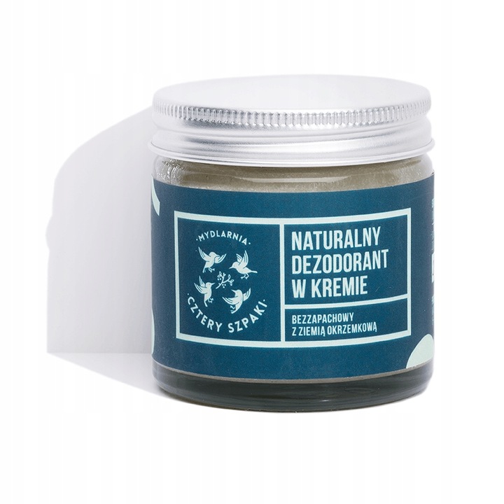 Naturalny dezodorant w kremie bezzapachowy cztery szpaki