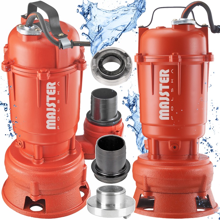 POMPA DO WODY BRUDNEJ CZYSTEJ SZAMBA ŚCIEKÓW Z ROZDRABNIACZEM 2 CALE MP0700