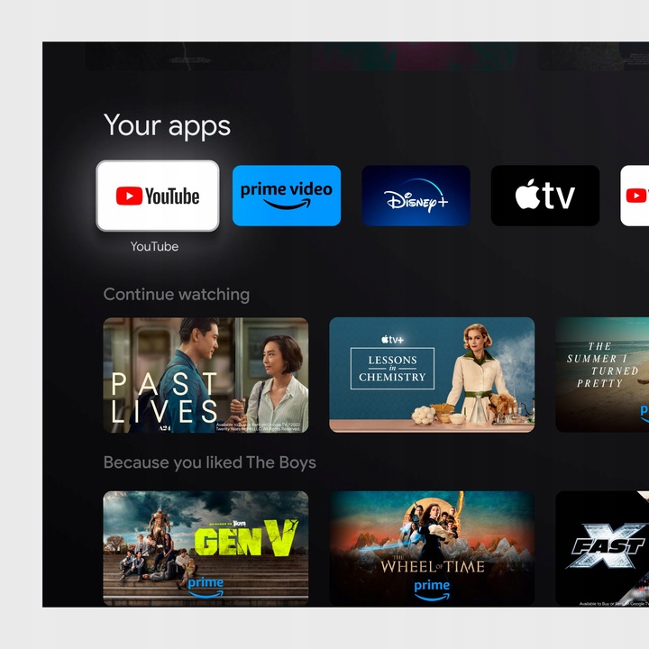 Telewizor 32'' HD Google TV Kruger&Matz DVB-T2/S2/T/C H.265 HEVC
