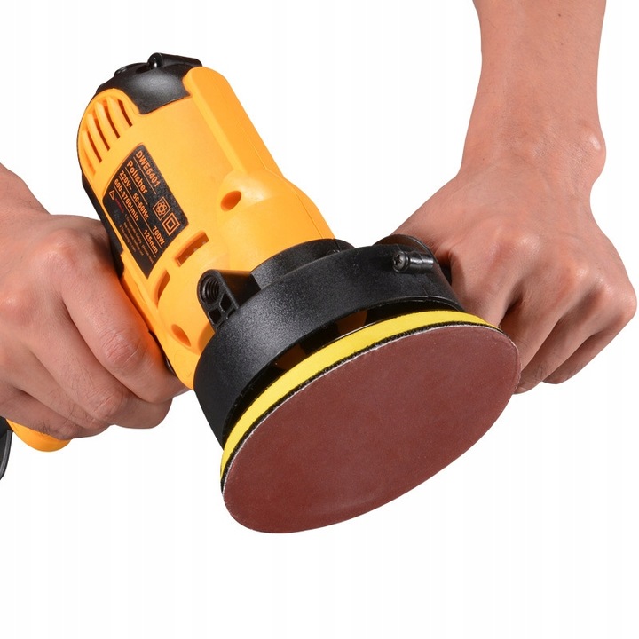 POLERKA SAMOCHODOWA SZLIFIERKA Z REGULACJĄ OBROTÓW + ZESTAW GĄBEK