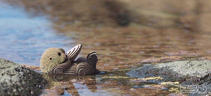 Wydra Eugy. Eko Układanka Puzzle 3D.