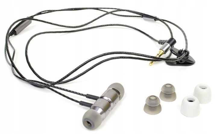 Słuchawki dokanałowe przewodowe z mikrofonem SNAB OverTone EP-101M v4