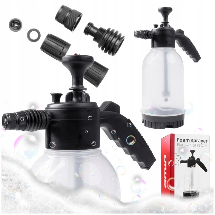 Zestaw do mycia samochodu auta pianownica 2L Amio + K2 piana aktywna 1L