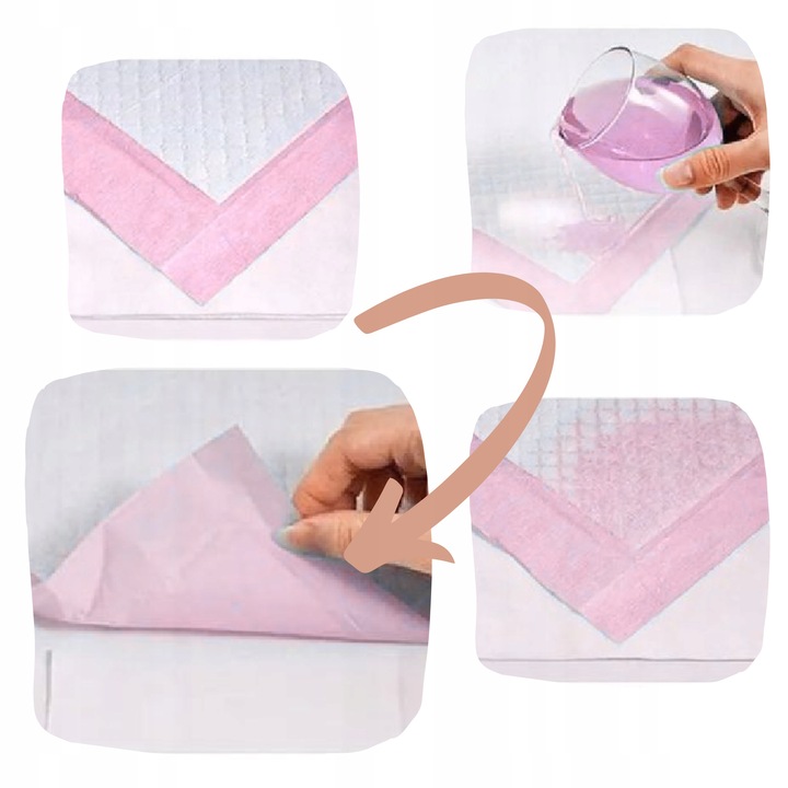 PODKŁADY HIGIENICZNE MATY DLA PSA PSOW NAUKA SIKANIA CHLONNE 60x40 cm 100sz