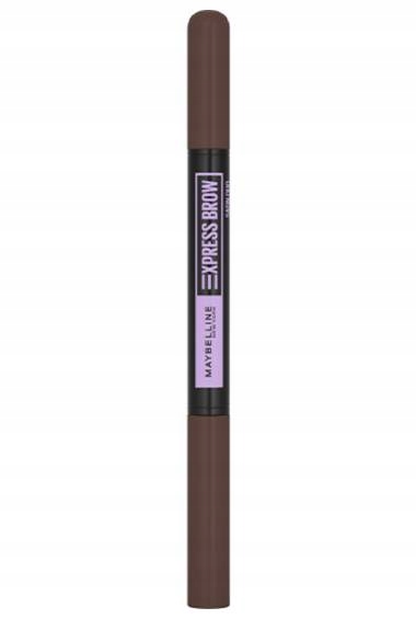 MAYBELLINE Dwustronna kredka do brwi Express Brow Satin Duo Dark Brown
