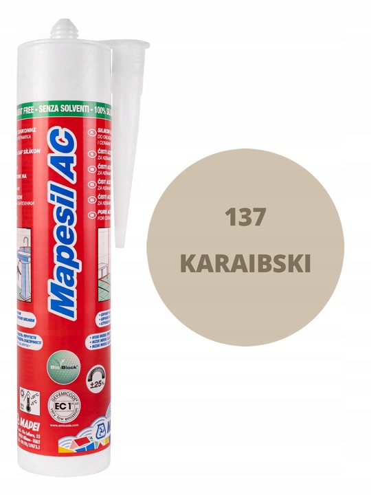 SILIKON MAPEI MAPESIL AC 310ml 137 karaibski