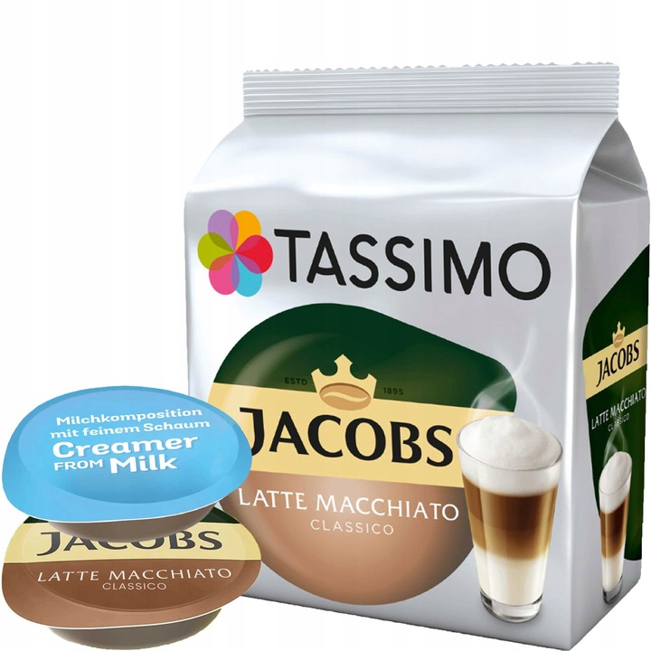 Kapsułki kawa Tassimo Jacobs mix smaków 56 sztuk