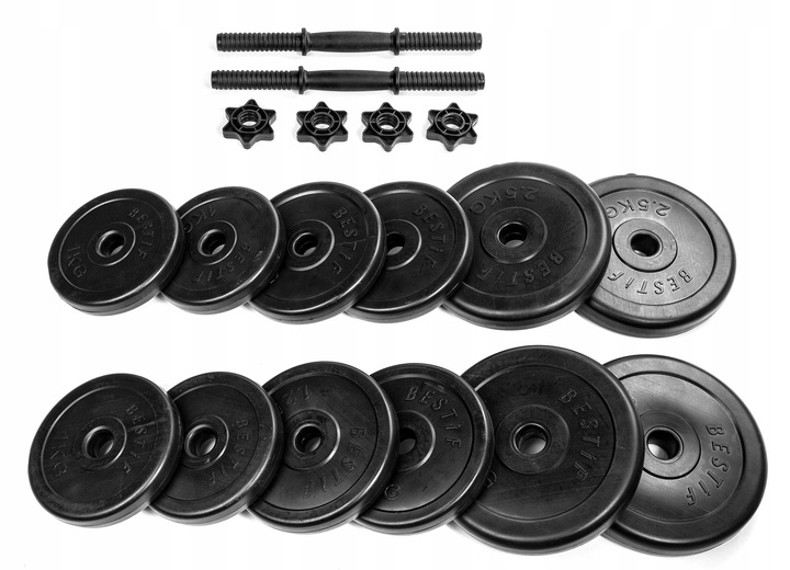 HANTLE REGULOWANE ZESTAW HANTLI DO ĆWICZEŃ HANTELKI SZTANGIELKI 2x10kg 20KG