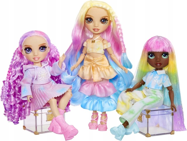 RAINBOW HIGH WATERCOLOR & CREATE LALKA DO MALOWANIA BRĄZOWE OCZY 507598