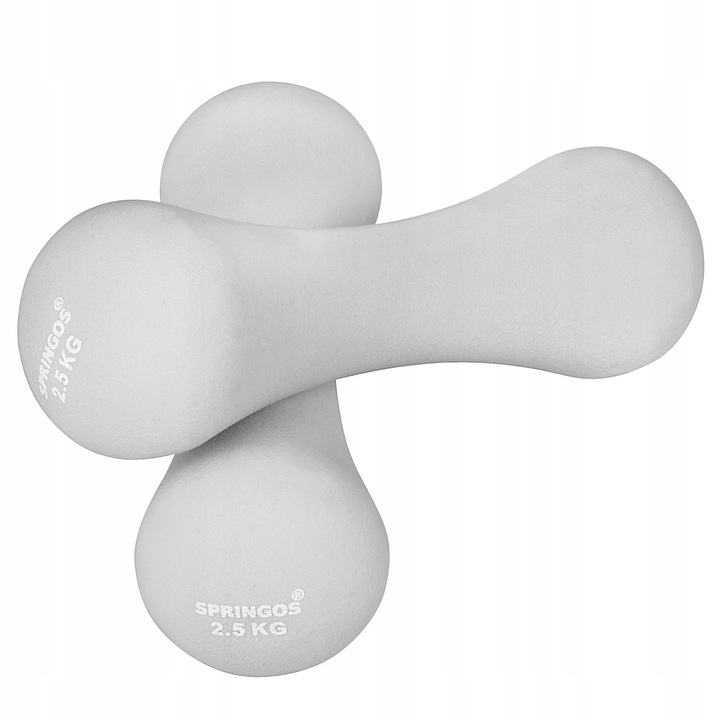 HANTLE HANTELKI CIĘŻARKI FITNESS 5kg DO ĆWICZEŃ CIĘŻARKI ZESTAW 2x2,5kg