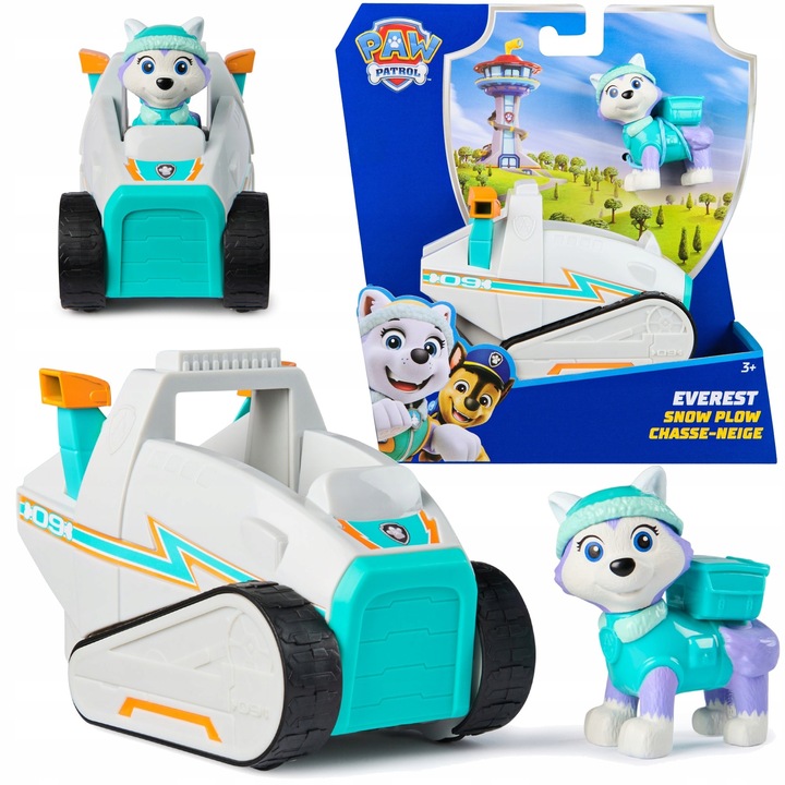 PRI PATROL EVEREST POJAZD SKUTER ŚNIEŻNY Z FIGURKĄ