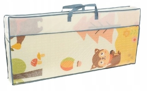 Mata Edukacyjna Piankowa Dwustronna Składana Mata dla Dzieci Duża 200x180cm