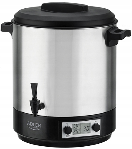 ELEKTRYCZNY GARNEK DO PASTERYZACJI PARZENIA WĘDLIN WARNIK PODGRZEWACZ LCD 2