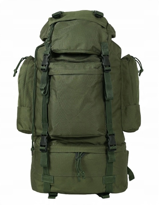 Plecak turystyczny wojskowy taktyczny Mil-Tec Ranger 75 l olive z pokrowcem