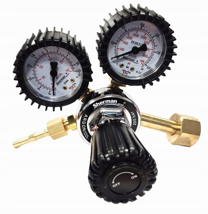 Reduktor do CO2/Argon mouse Sherman 200 bar