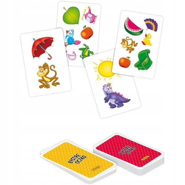 KUFEREK BYSTRE OCZKO 8 GIER - EDUKACJA, REFLEKS, PAMIĘĆ Adamigo