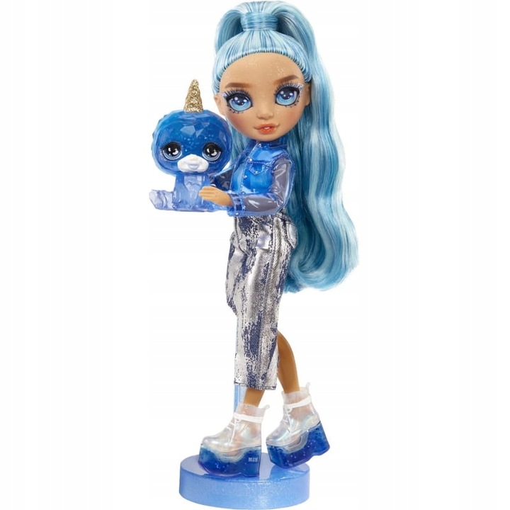 RAINBOW HIGH SKYLER BRADSHAW LALKA NIEBIESKA ZESTAW Z AKCESORIAMI SLIME