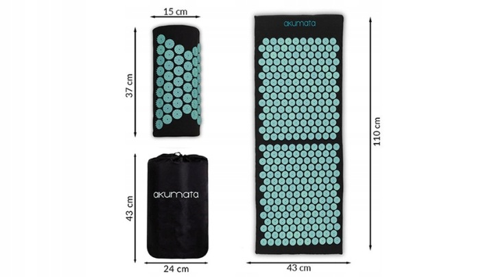 MATA DO AKUPRESURY + PODUSZKA DO MASAŻU XXL PL