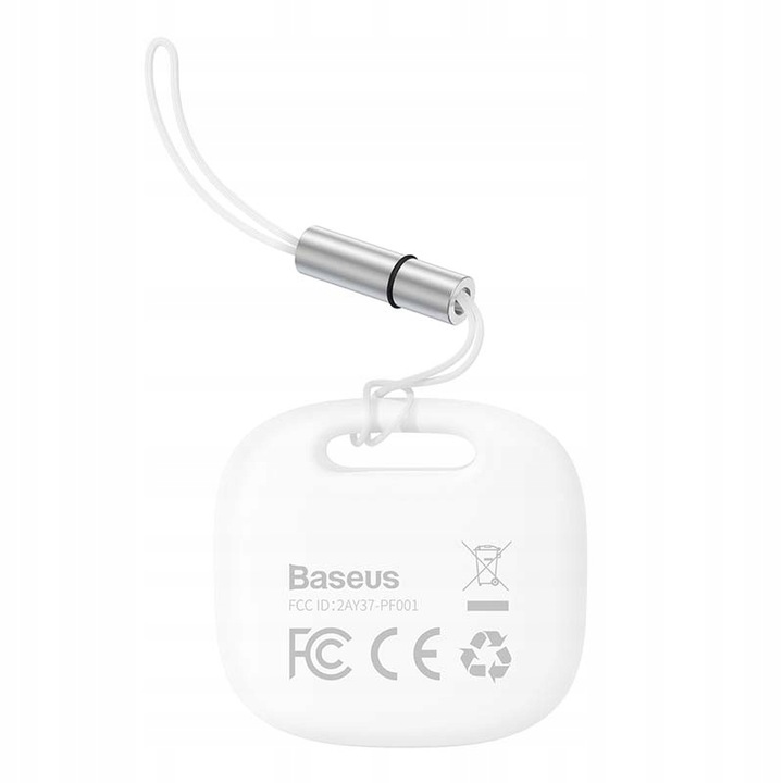 BASEUS BRELOK ZAWIESZKA LOKALIZATOR BLUETOOTH ZE SMYCZĄ DO KLUCZY 240MAH 3V