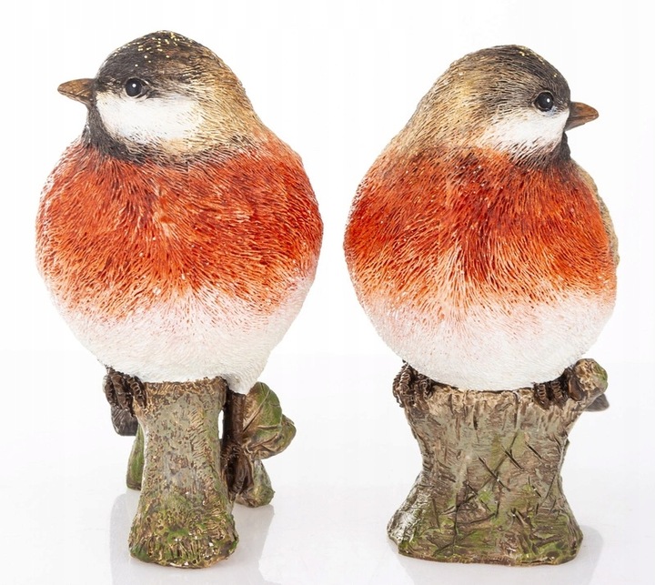 Figurka Ptaszek wielokolorowa dekoracja stojąca dekoracyjne ptak 11x9x6 cm