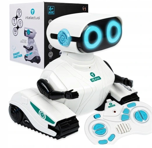 ROBOT INTERAKTYWNY NA ZDALNE STEROWANIE NA PILOT AUTO DLA DZIECI DŹWIĘK LED