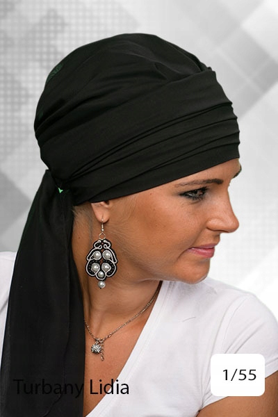 CHUSTA BASIA SZYFON Turbany LIDIA 1/55
