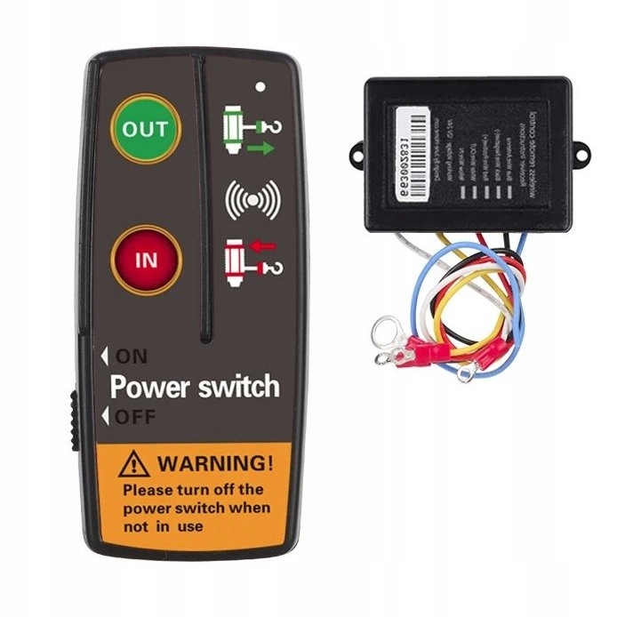 ZDALNE BEZPRZEWODOWE STEROWANIE WYCIĄGARKI WINDY WCIĄGARKI 12V 24V PILOT