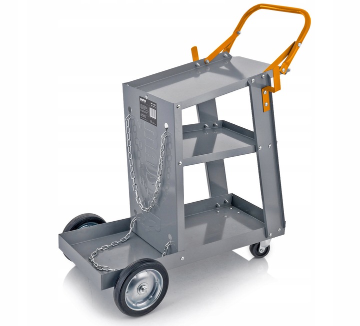 WÓZEK SPAWALNICZY DO SPAWAREK z półką na butle na kółkach 4 półki MP0181