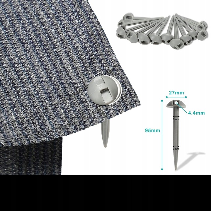 DYWAN PRZEDSIONKOWY PODŁOGA DO PRZEDSIONKA NAMIOTU KEMPINGU 300x250cm