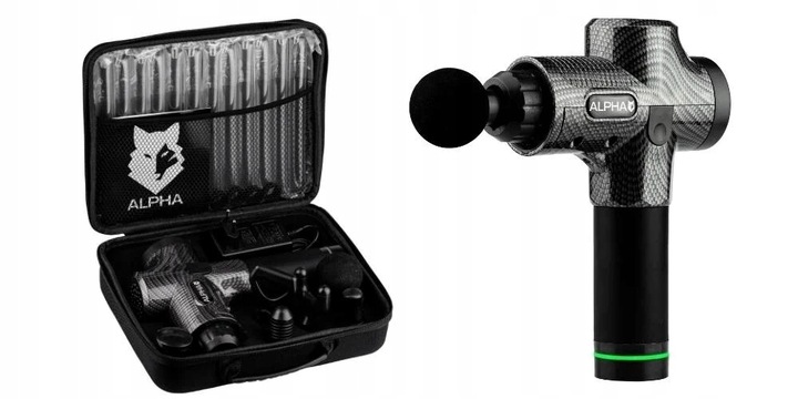 Masażer ALPHA Gun AMG-01 Czarny