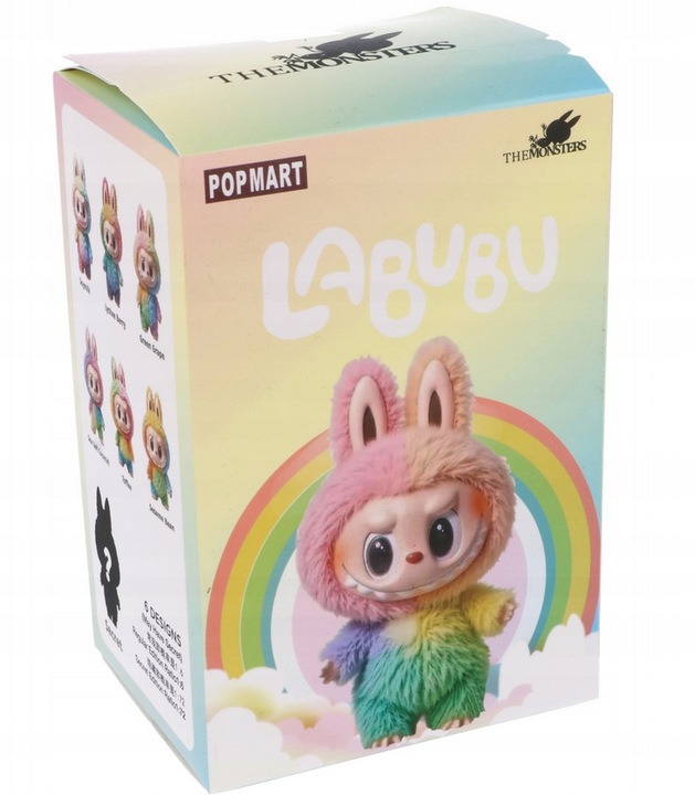 Labubu lafufu tęczowy Figurka Blindbox MASKOTKA BRELOK NAJNOWSZA