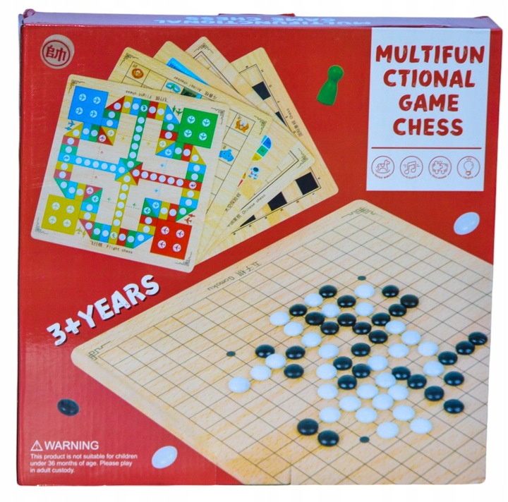 ZESTAW GIER PLANSZOWYCH 10W1 NAJPOPULARNIEJSZYCH CHIŃCZYK SZACHY BACKGAMMON