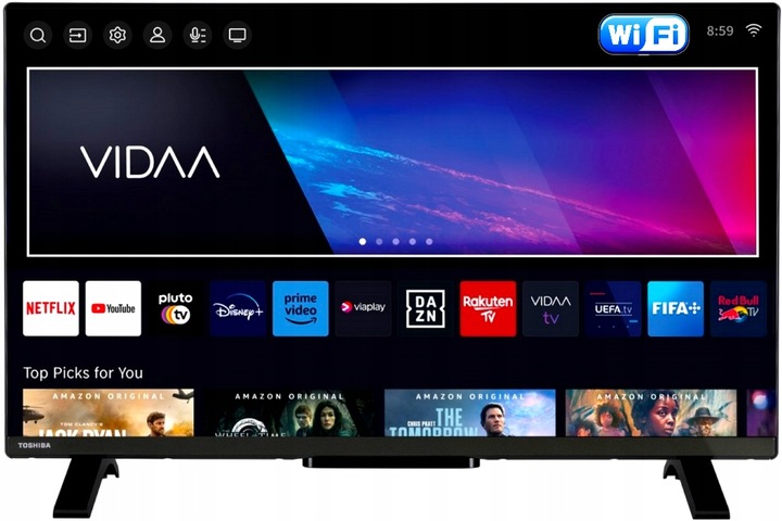 TOSHIBA Telewizor Smart WiFi 32WV2E63DG LED 32" BLUETOOTH PVR Nagrywanie