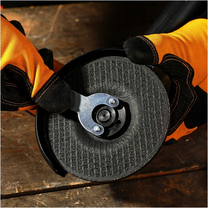 SZLIFIERKA KĄTOWA KĄTÓWKA 1100W 125MM Z REGULACJĄ OBROTÓW DEKO + 3 TARCZE