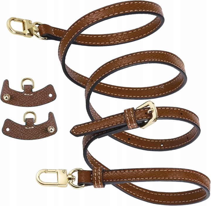 PASEK DO TOREBKI WĄSKI SKÓRZANY REGULOWANY DZIURKOWANY NA RAMIĘ UNIWERSALNY